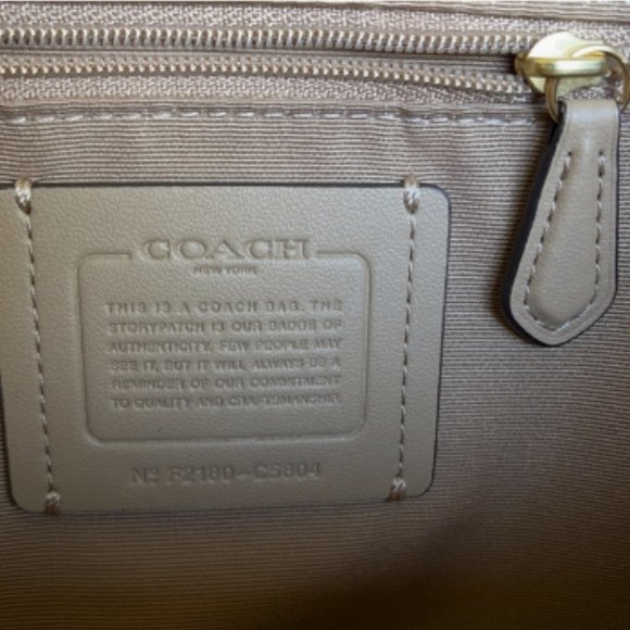 Coach Hallie Shoulder Bag With Pop Floral Print - Picture 11 of 16